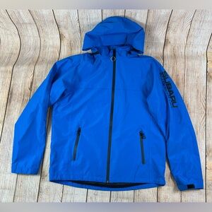 Port Authority Subaru Rally Team USA Blue Jacket Full Zip Size Large